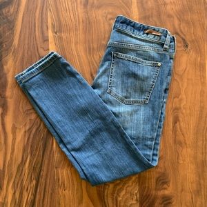 Pilcro Stet 27 PETITE Anthropologie skinny jeans